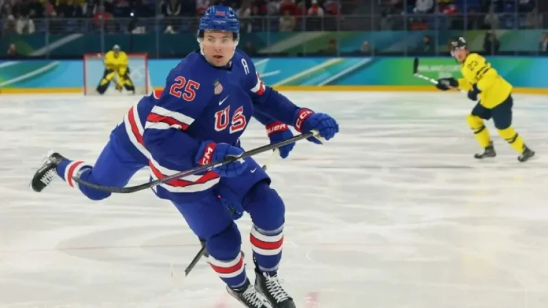 Charlie McAvoy’s Olympic Journal: U.S. Women Win Gold, Prepares for Slovakia Match