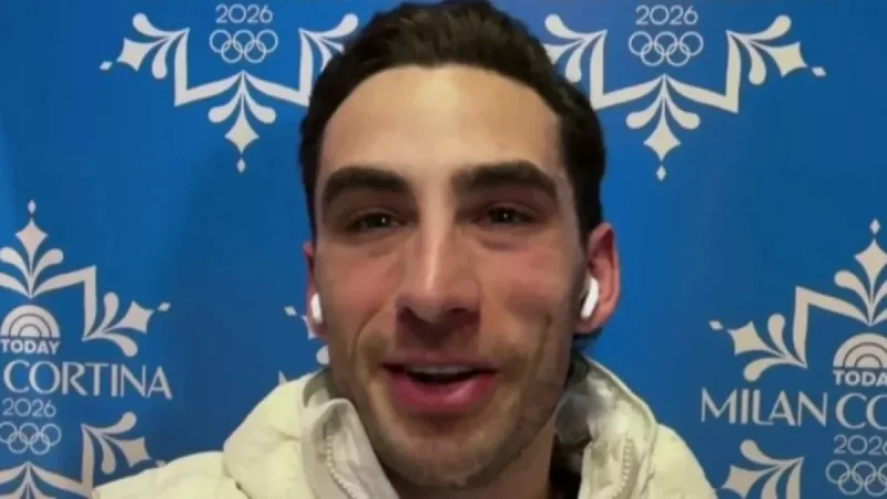 Emery Lehman Celebrates American Spirit with Men’s Speedskating Silver Win