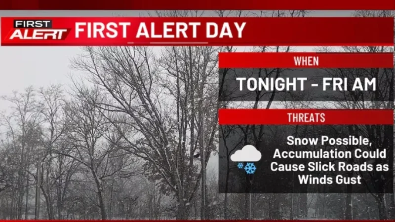 Overnight Snow Causes Hazardous Travel Conditions