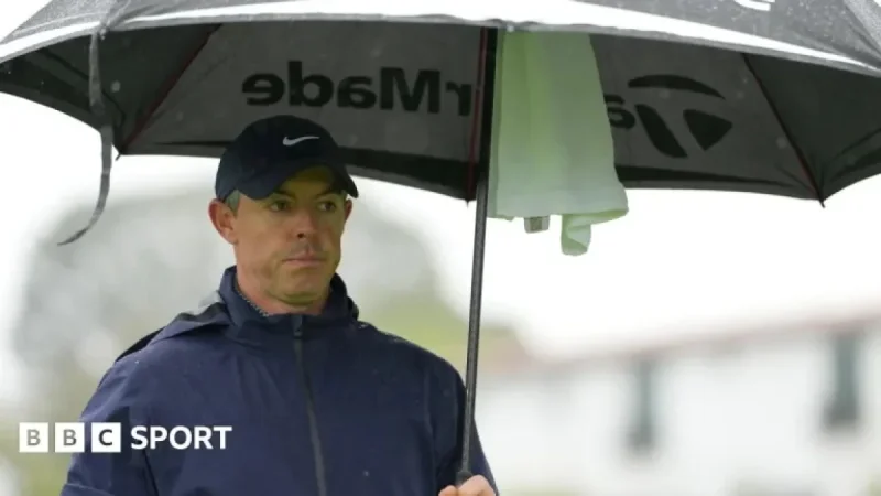 Rory McIlroy Leads Early at Stormy Genesis Invitational