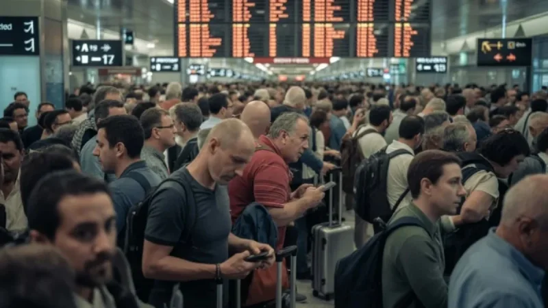 Travel Chaos in Spain: Hundreds Stranded as 460 Flights Delayed, 15 Cancelled