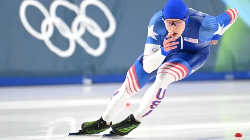 U.S. Speedskater Clinches Silver, Secures Third Olympic Medal
