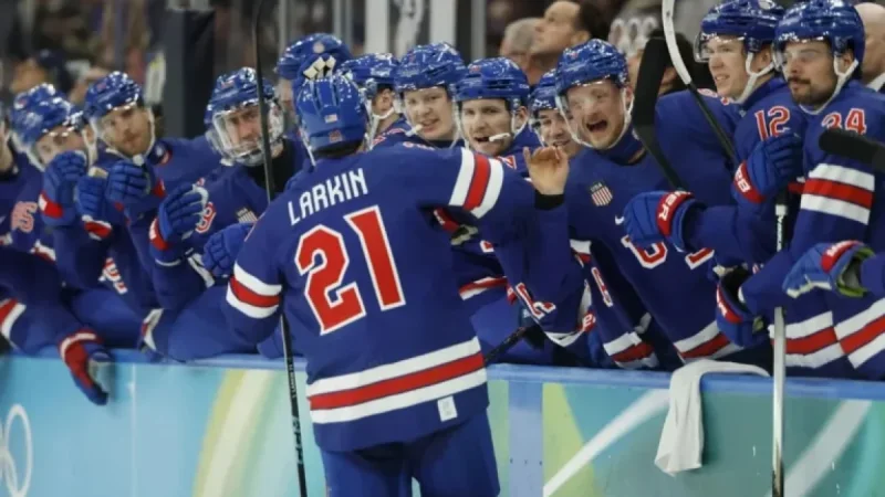 USA Faces Slovakia in Olympic Men’s Hockey Semifinal Showdown