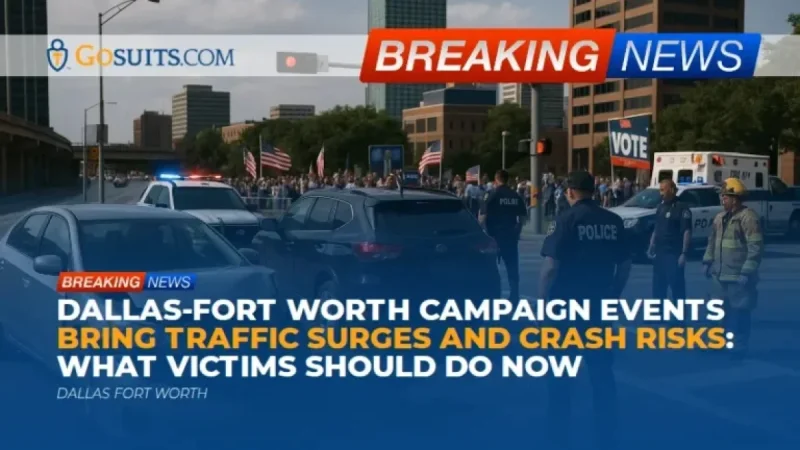 Dallas-Fort Worth Events Spike Traffic, Increase Crash Risks: Essential Steps for Victims