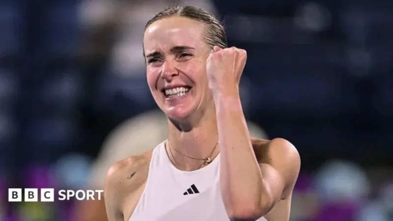 Elina Svitolina Defeats Coco Gauff, Advances to Dubai Final