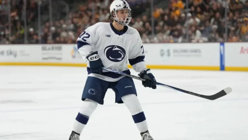 Gavin McKenna Breaks Penn State Record with Eight Points Against Ohio State