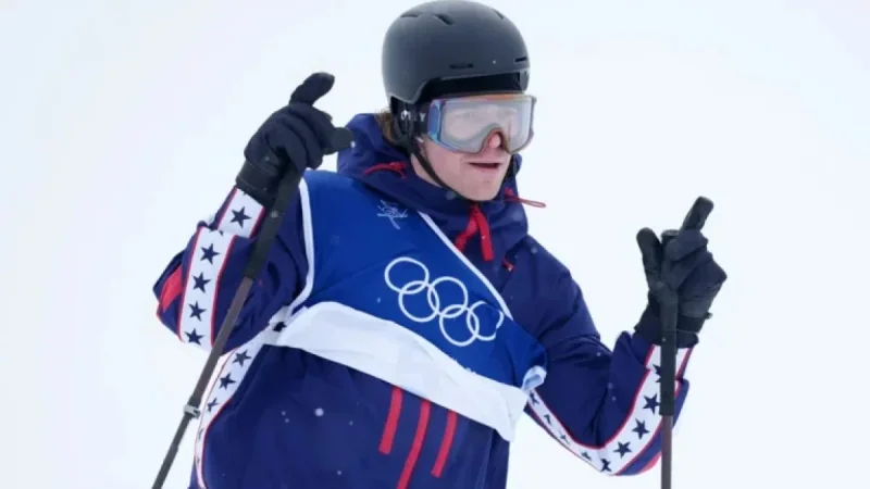 Olympic Skier Hunter Hess Proudly Displays ‘L’ Sign, Affirms Love for USA