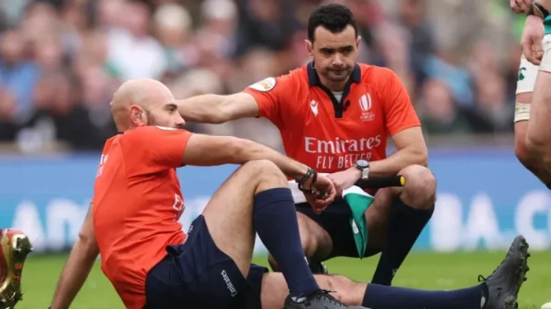 Referee Injured in Freak Incident During England vs Ireland Six Nations Match