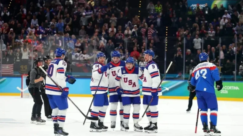 USA Overcomes Slovakia, Set to Face Canada for Olympic Hockey Gold