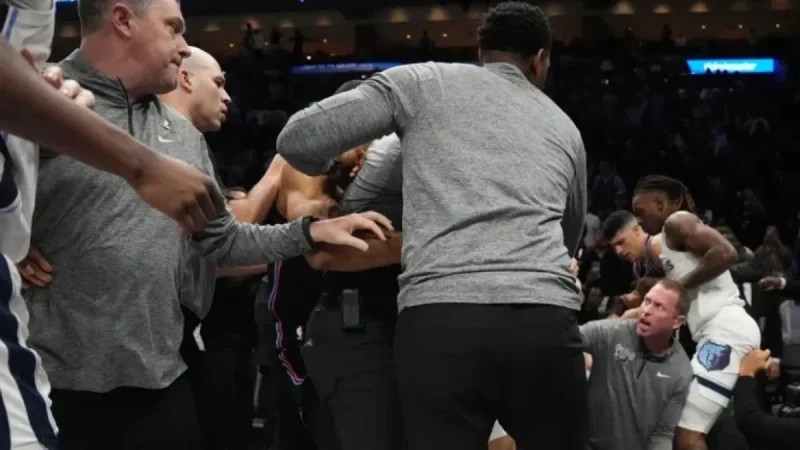 Miami Heat Triumph Marred by NBA Fight Against Grizzlies