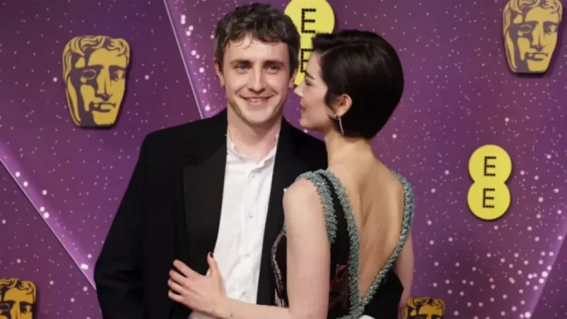 Paul Mescal and Gracie Abrams Walk Together at 2026 BAFTAs