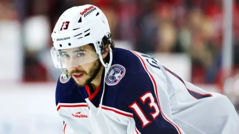 U.S. Men’s Hockey Team Celebrates Johnny Gaudreau at Milan Cortina Olympics