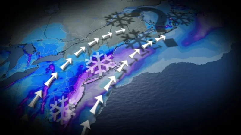 Winter Storm Warnings Stretch Over 1,700 km Across U.S. and Canada