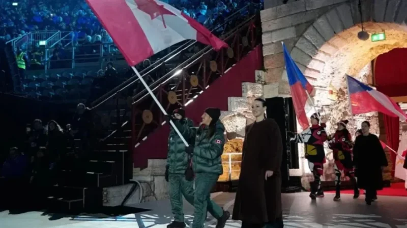 Canada’s Flag Bearers Maltais, Dubois Highlight Olympics 2026; U.S. Claims Hockey Gold in OT