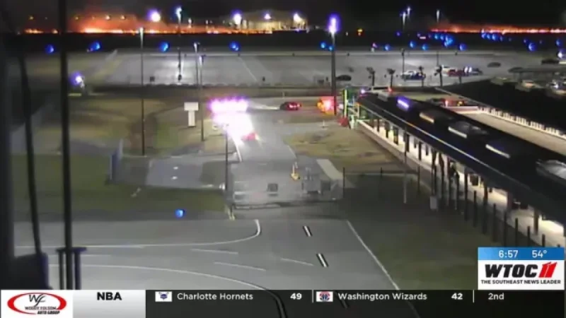 Grass Fire Erupts Near Savannah-Hilton Head Airport