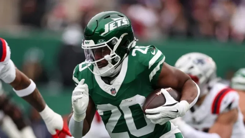 Jets Consider Transition Tag for RB Breece Hall