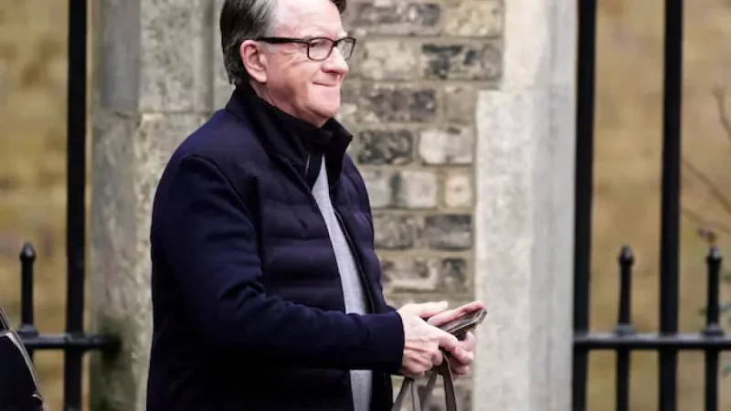 Peter Mandelson Arrested in UK Misconduct Case Linked to Epstein Files