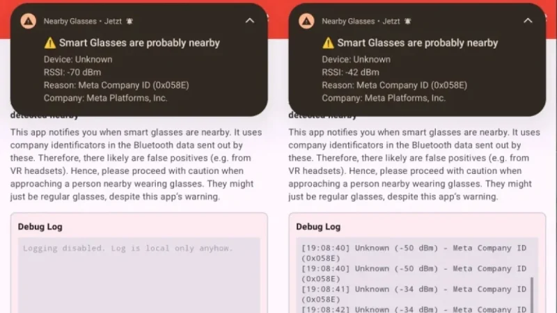 App Alerts You to Nearby Smart Glasses Wearers