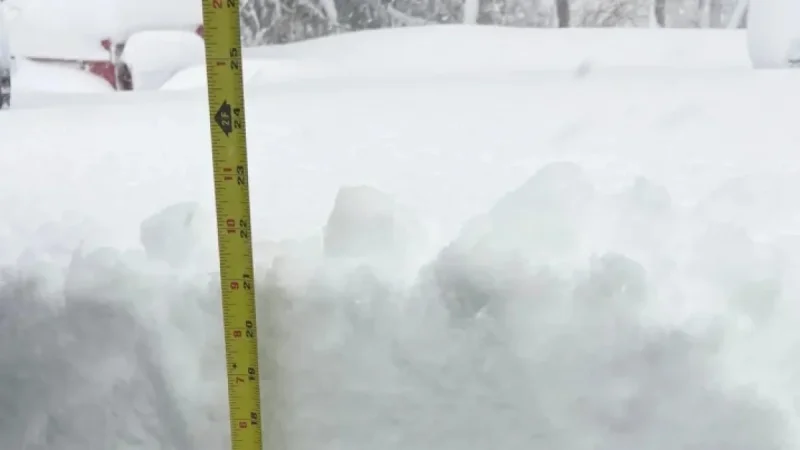 February 2026 Blizzard: Snow Totals Reported Across Boston and Massachusetts
