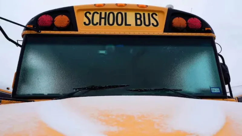 Hazardous Roads Force School Closures in Southern Manitoba