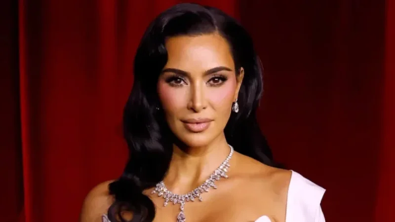 Kim Kardashian Channels Carolyn Bessette-Kennedy’s Iconic Blonde Hairstyle
