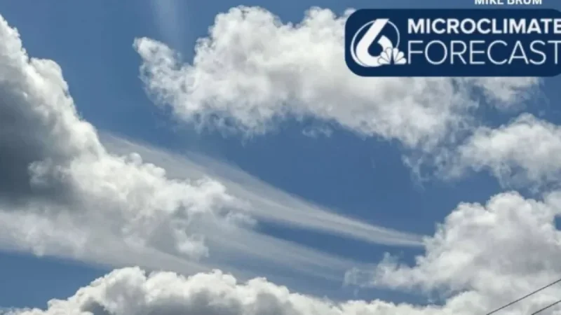 Sunshine Ushers in Warmer Week as System Skirts Central Coast