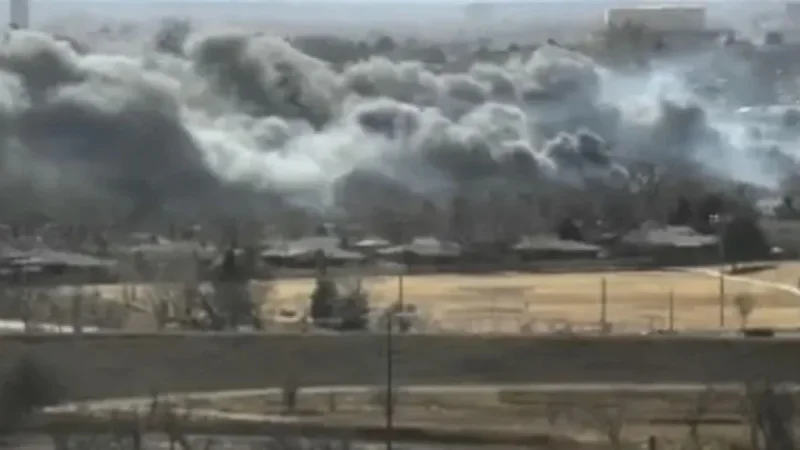 Black Smoke Engulfs Denver Metro Area