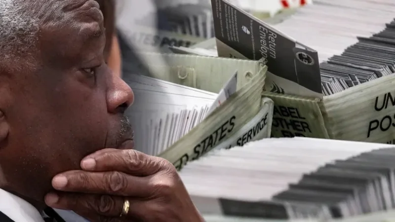 Clarence Thomas Decision Risks Impacting Mail Voting.