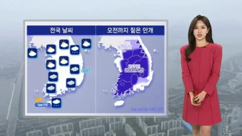Dense Fog and Above-Average Temperatures Persist for Morning Commutes