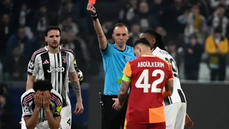 Strange Red Card Shapes Juve vs Galatasaray Match Outcome