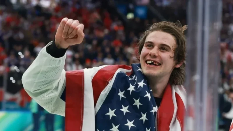 Jack Hughes Captures American Hearts with Team USA’s Olympic Golden Goal