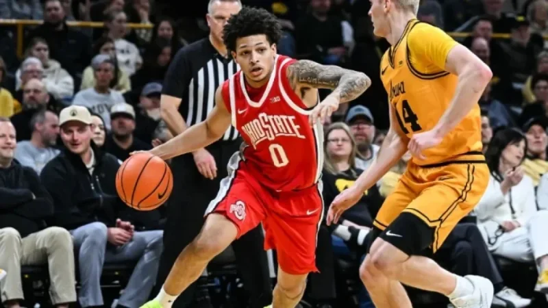 Ohio State’s NCAA Hopes Diminish After 74-57 Loss to Iowa