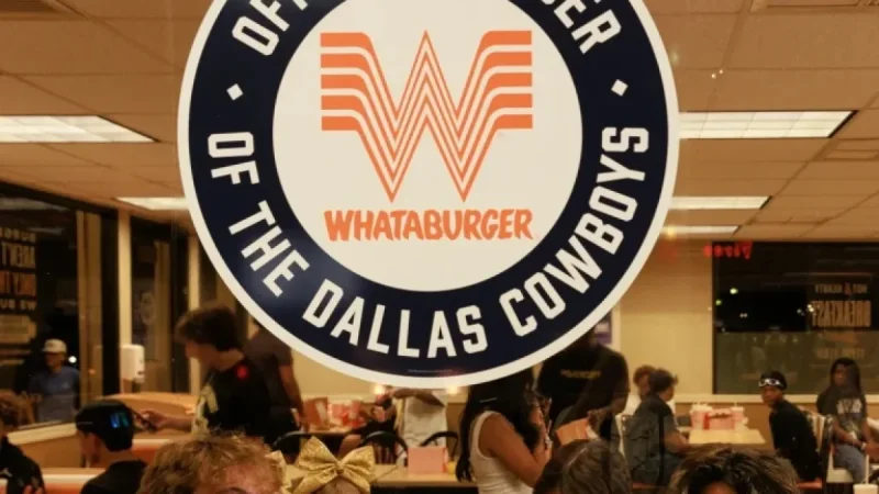 Texas Whataburger Staff Defend with Fry Basket and Trash Can