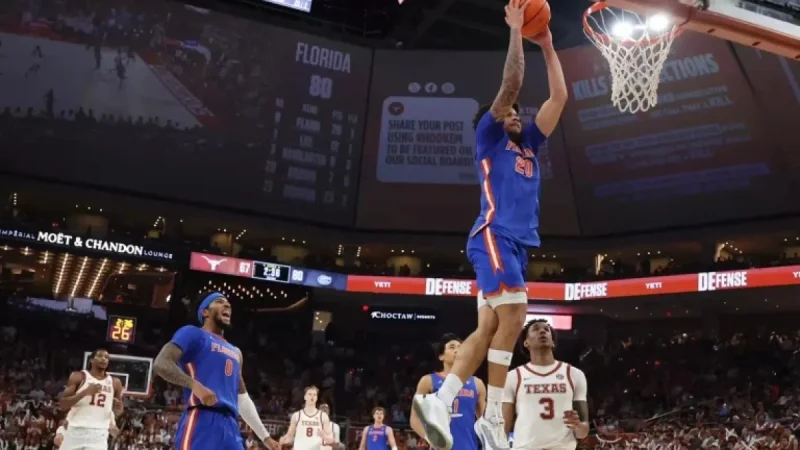 UF Secures Eighth Consecutive Victory, Surpasses Texas in Final Moments