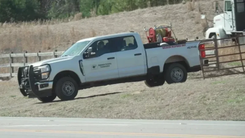 Alabama Firefighters, Forestry Crews Combat Wildfires Amid Dry, Windy Conditions