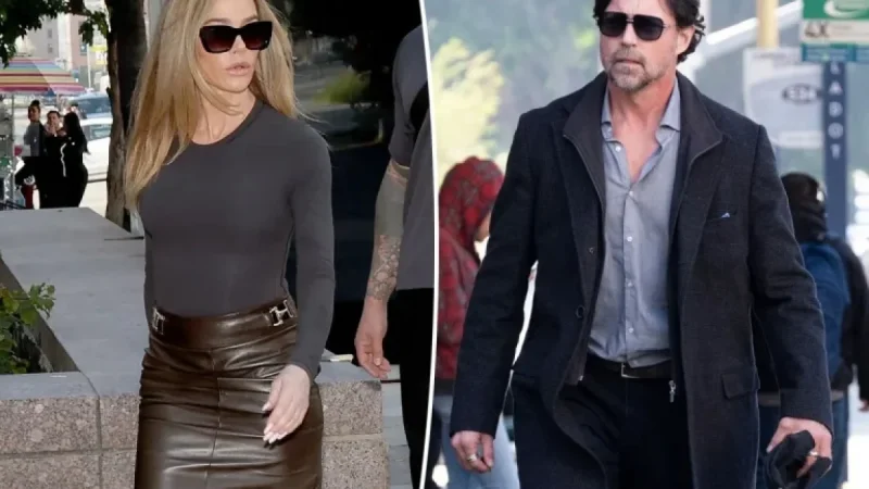 Denise Richards and Aaron Phypers Attend Ongoing Divorce Court Proceedings