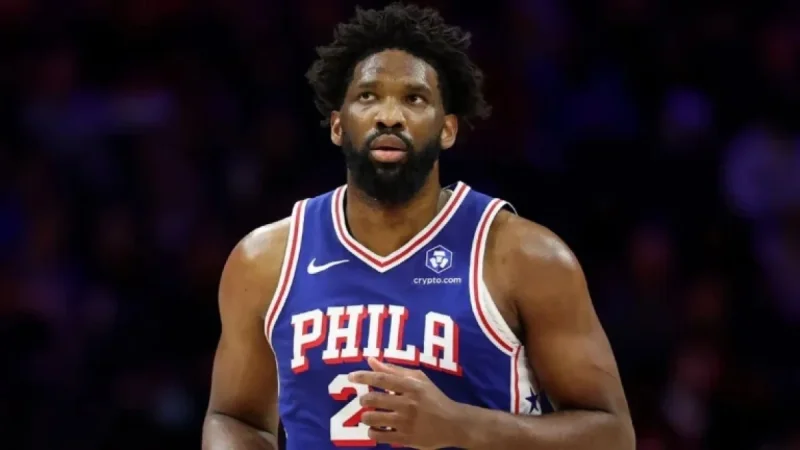 Embiid Sidelined Against Hawks Due to Sore Shin