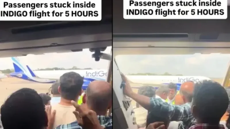 IndiGo Passengers Endure 5-Hour Delay on Chennai-Singapore Flight, Video Viral