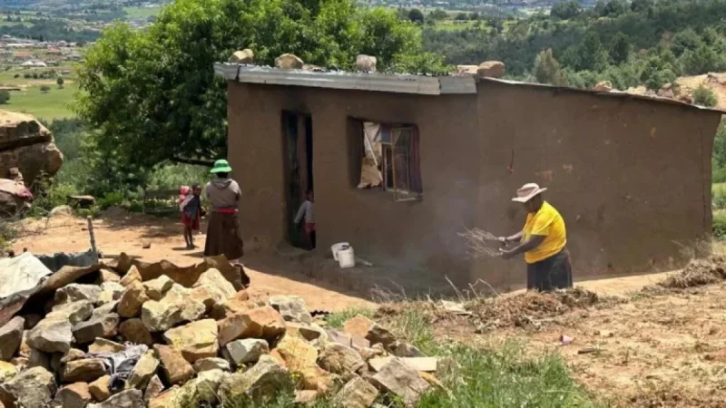 Lesotho Frontliners Rescue Family from Extreme Poverty