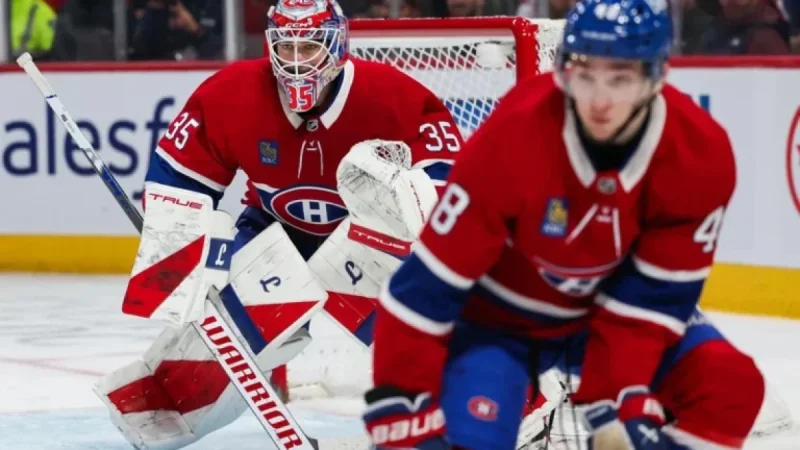 Samuel Montembeault Starts in Goal for Islanders-Canadiens Clash