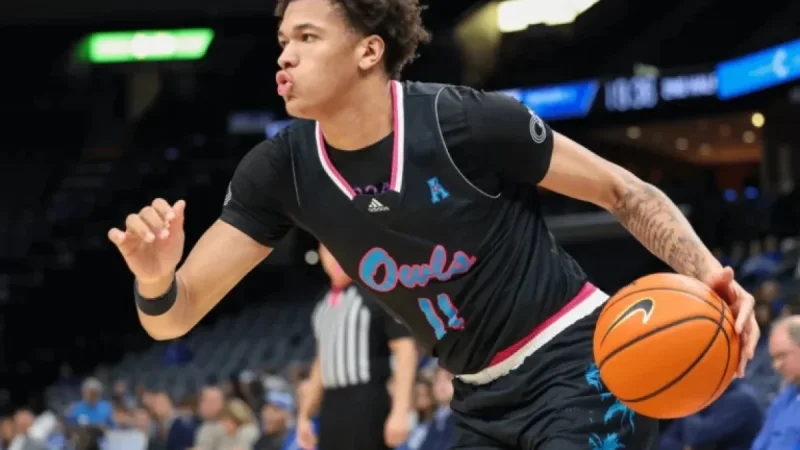 Temple vs Florida Atlantic: Predictions, Picks, and Odds for College Basketball Matchup