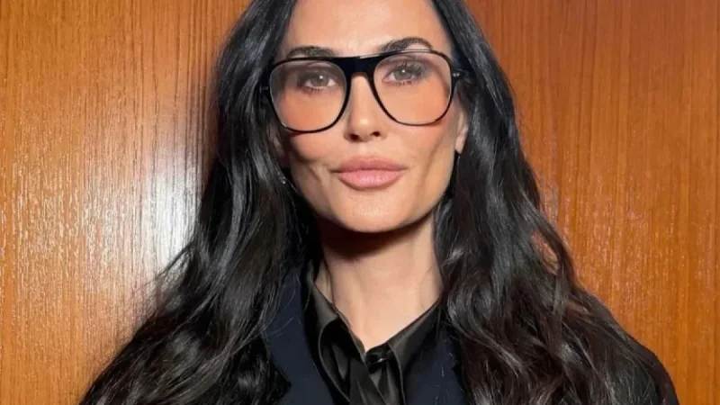 Demi Moore Stuns with Dramatic Wet-Look Bob Hairstyle Transformation