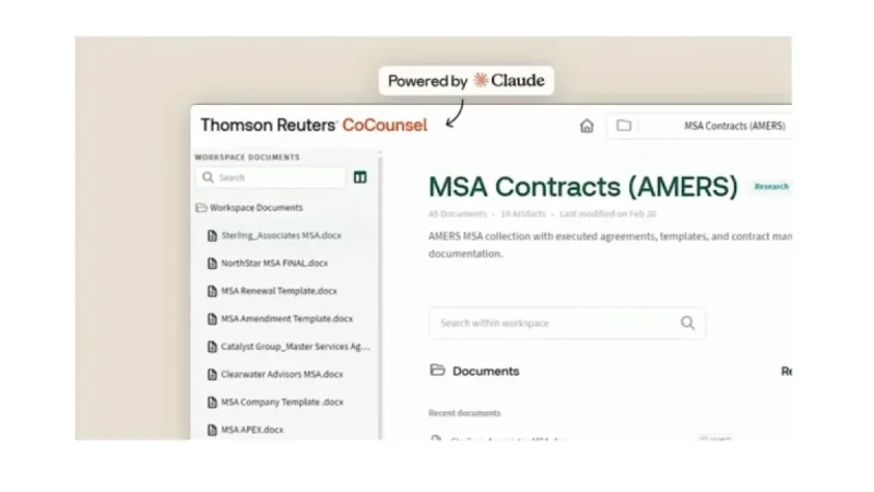 Thomson Reuters Partners with Anthropic; Unveils Surprise Video