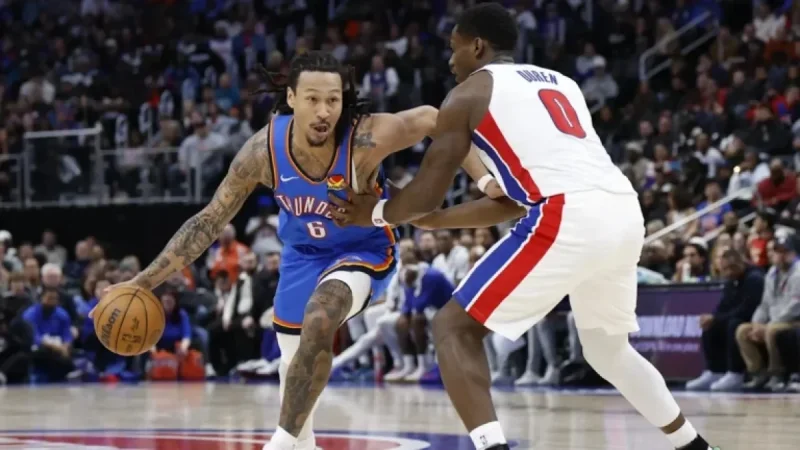 Thunder’s Jaylin Williams Shines with Career Performance Against Pistons