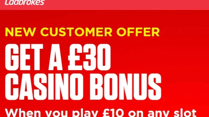 Unlock £30 Bonus with Ladbrokes Casino Code UK February 2026