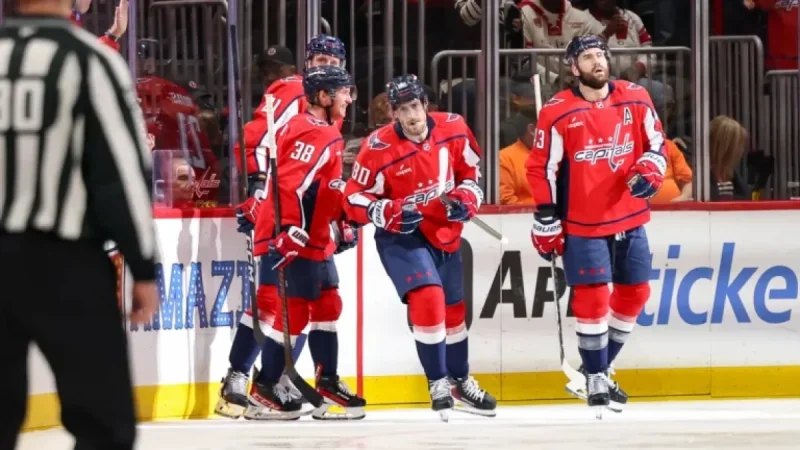 Dubois Shines with Two Goals as Capitals Edge Past Golden Knights