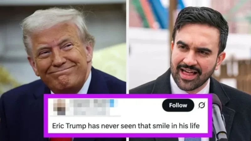 Hilarious Image of Trump and Mamdani Leaves Viewers in Tears