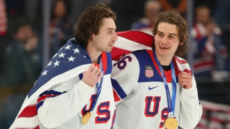Jack Hughes Joins Brother Quinn for Tonight Show Interview