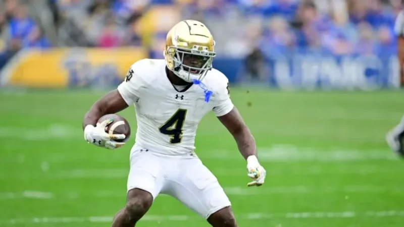 Jeremiyah Love Records Second-Fastest 40 Time in Combine RB History
