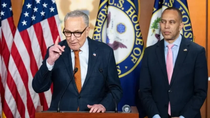 Democratic Leaders Criticized for ‘Cowardly’ Response to Trump’s Iran Conflict
